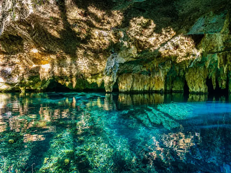 Cenote snorkel tours available from Cancun